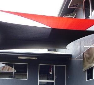 Red and Black Shade Sails
