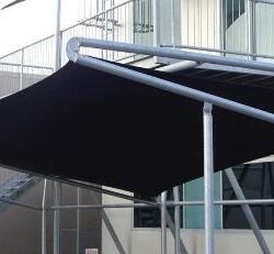 Carpark Shade Sail Repaired