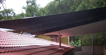 Fit Shade Sail over Chimney